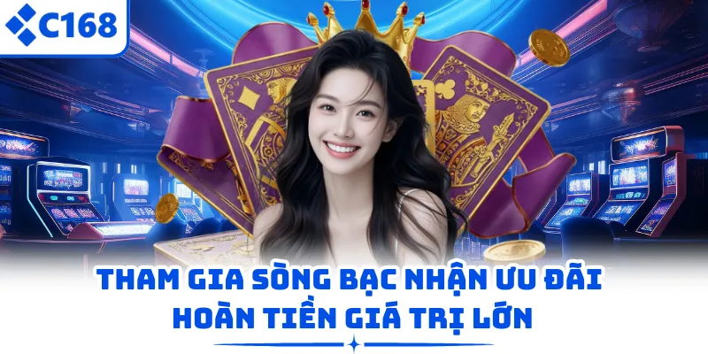 Tham gia sòng bạc nhận ưu đãi hoàn tiền giá trị lớn